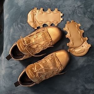 Mens Gold Nike Air Money Sneaker